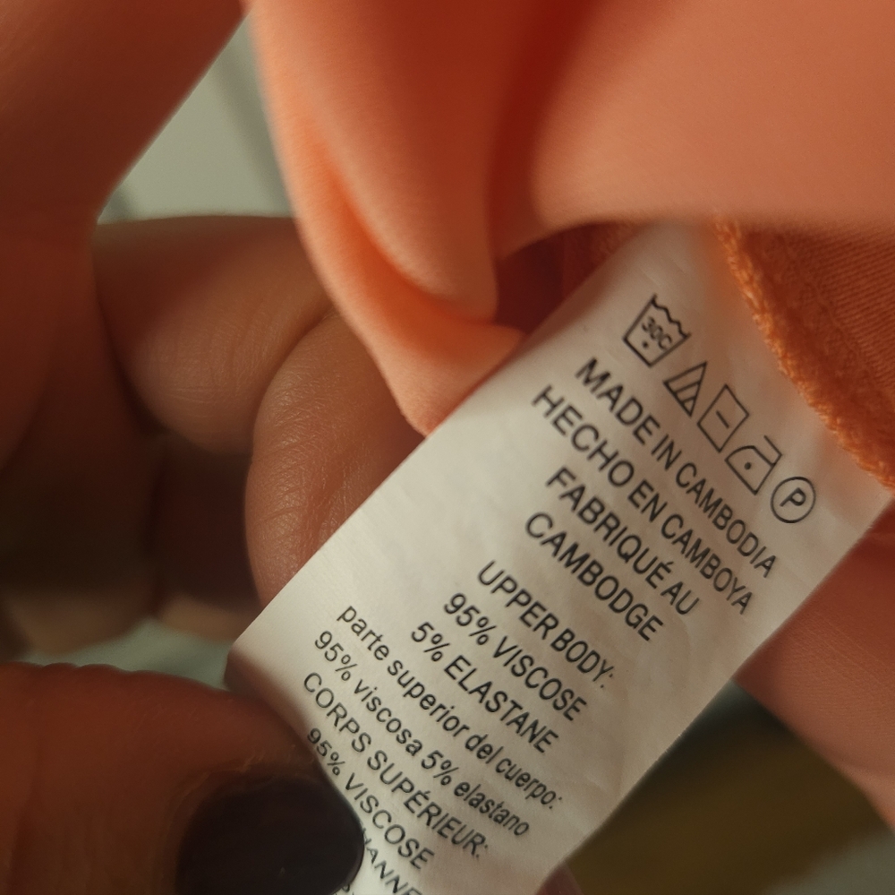 Michael Michael Kors Vibrant Orange Layered Tank Top - Picture 5 of 5